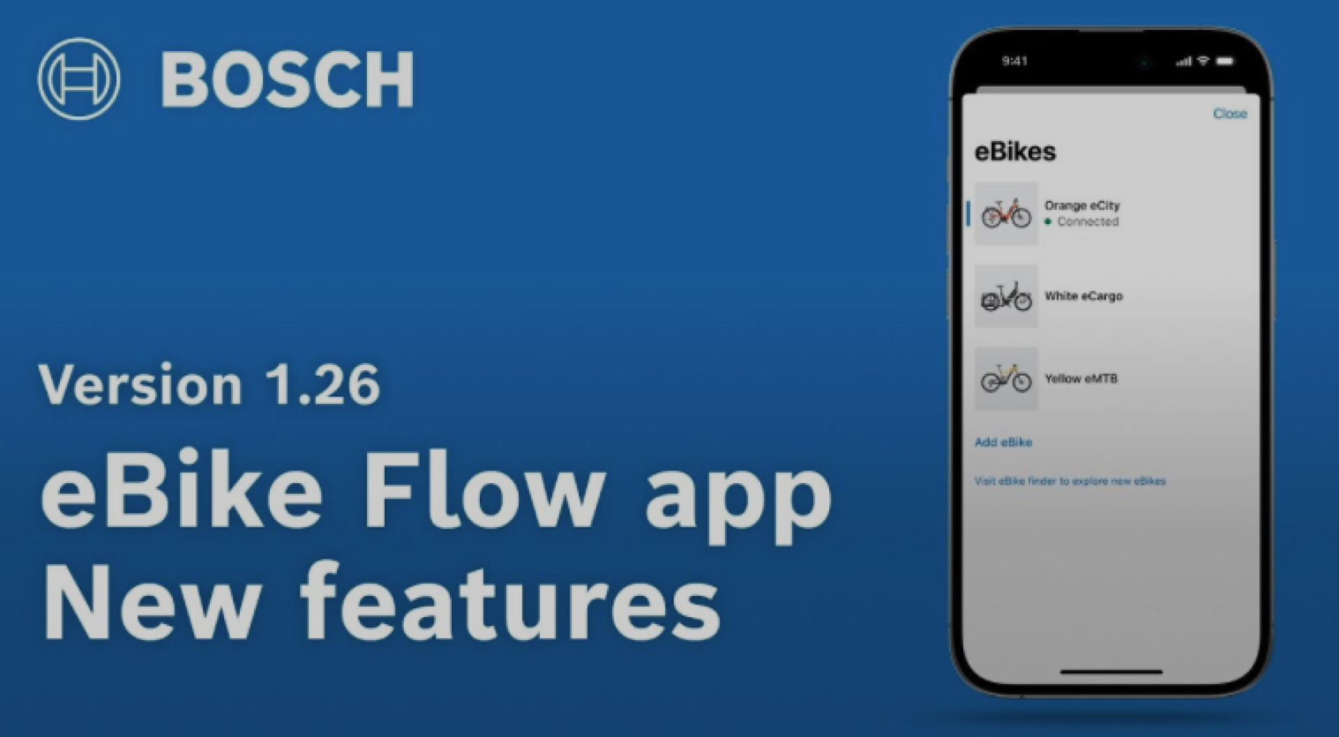 Aktualizace BOSCH FLOW APP 1.26