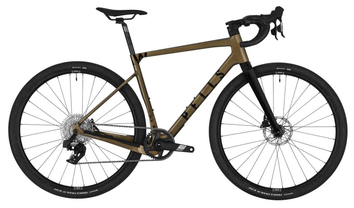 Gravel kolo PELLS RAW CARBON 2 Dijon Gold 2025